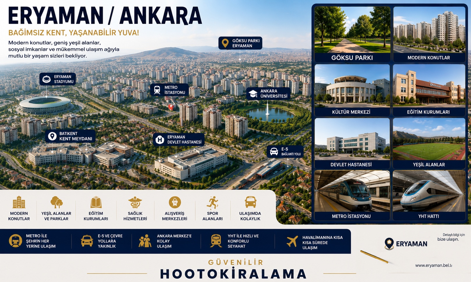 Eryaman oto kiralama fiyatını etkileyen kriterler