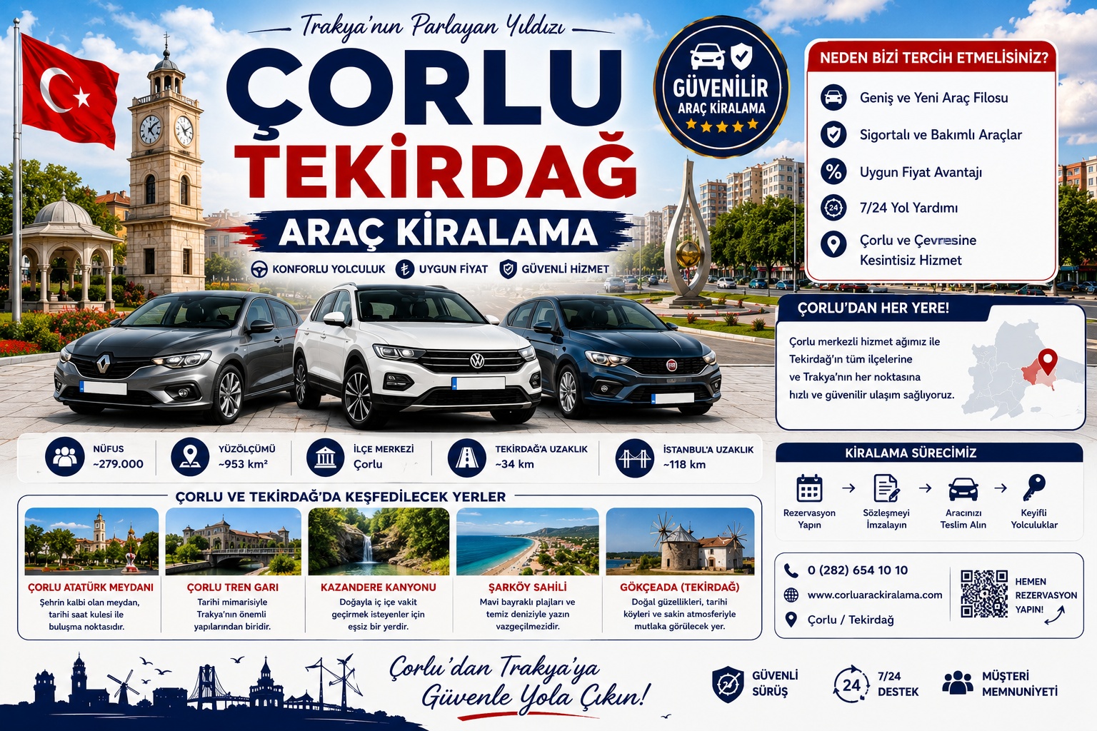 Çorlu Tekirdağ araç kiralama | HG Blog