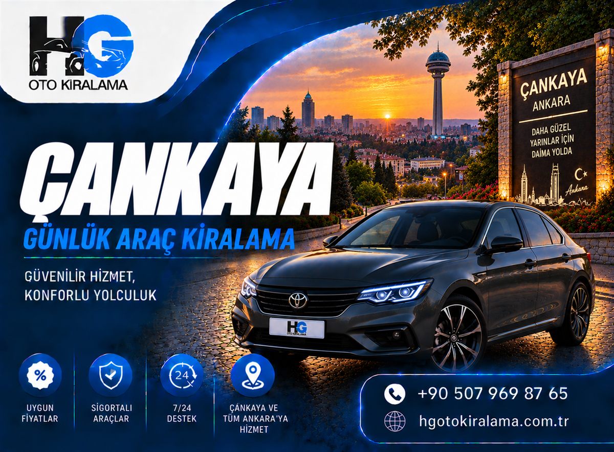 Çankaya İlçe Merkezi Araç Kiralama